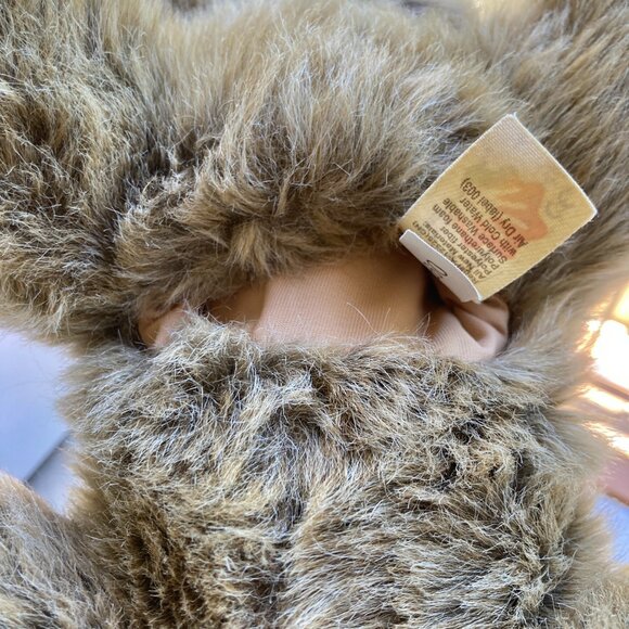 Grizzly Bear Hand Puppet Light Brown Folkmanis Puppets Plush Stuffed Animal - Picture 13 of 14